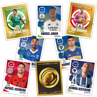 New 2025  FIFA Club World Cup Soccer Sticker Collection 5 Stickers per Envelope Fan Hobby Gift in Stock FAST SHIPPING