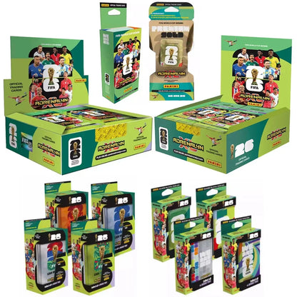 2026  FIFA World Cup Sticker Box Game Edition World Cup Gold Pack Steelbook Collection Cards Toys Gifts