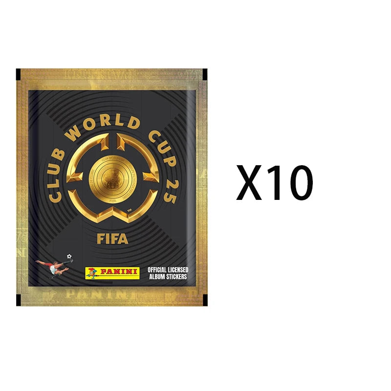 New 2025  FIFA Club World Cup Soccer Sticker Collection 5 Stickers per Envelope Fan Hobby Gift in Stock FAST SHIPPING