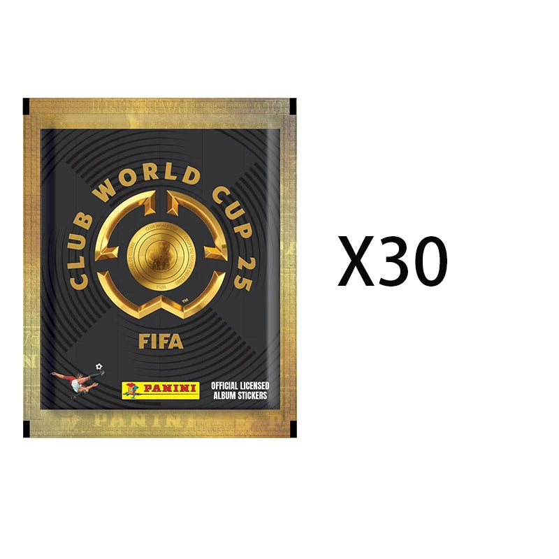 New 2025  FIFA Club World Cup Soccer Sticker Collection 5 Stickers per Envelope Fan Hobby Gift in Stock FAST SHIPPING