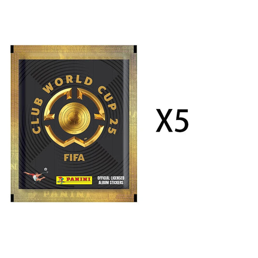 New 2025  FIFA Club World Cup Soccer Sticker Collection 5 Stickers per Envelope Fan Hobby Gift in Stock FAST SHIPPING