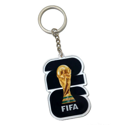 World Cup Mascots Moose, Sea Eagle, Jaguar Acrylic Keychain Pendant Fan Gift